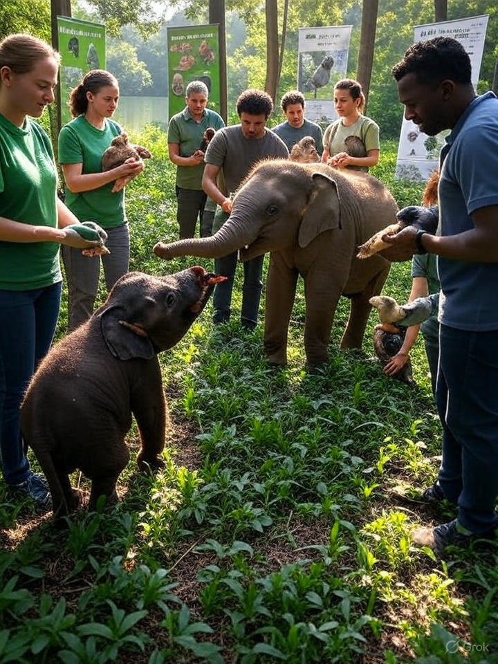 Les actions pour les animaux lors du WORLD IMPACT TOUR