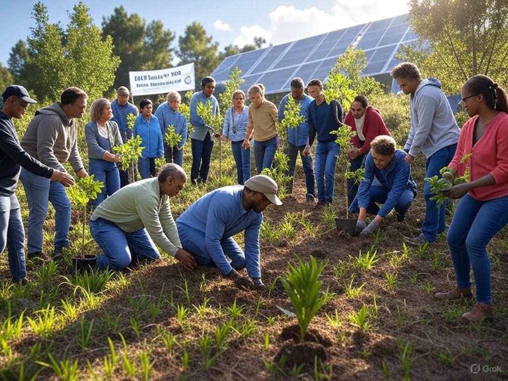 World Impact Tour pour l`environnement Action pour la cause environnementale.